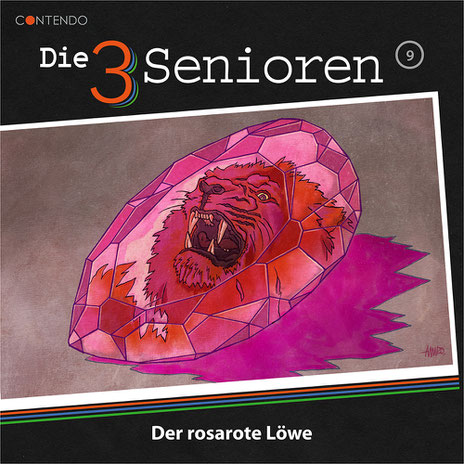 CD-Cover Die 3 Senioren - Der rosarote Löwe