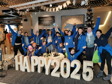 Die Wylandsterne auf ihrem Jubiläumsreisli