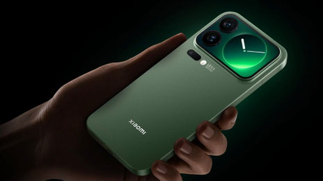 Xiaomi 17 Pro: Hier in Grün mit passendem Rückdisplay