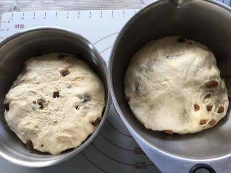 Teige vor dem backen