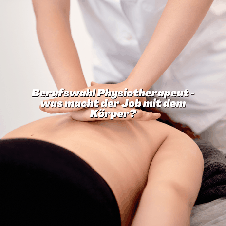 Beruf Physiotherapie, Beruf Physiotherapeut