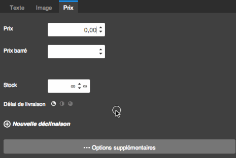 Modifier un article dans son e-boutique Jimdo