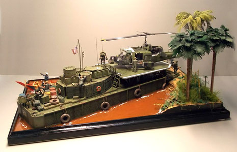 Das Diorama hat von allen Seiten Blickwinkel, die es zu entdecken gilt.