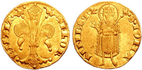 Floren- 3,5 g złota moneta [foto. Carlomorino; Licencja CC BY-SA 3.0]