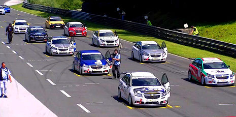 Rennfahrer aus Bad Salzuflen Dennis Bröker Chevrolet Cruze Eurocup 2020 Salzburgring Festival Österreich