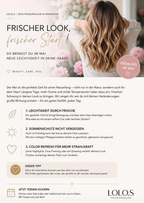 Trendfrisuren Friseur Mannheim - Lolos