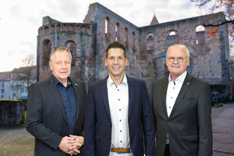 Fotomontage CDU, v.l.: Gunter Grimm, Andreas Rey und Günter Exner