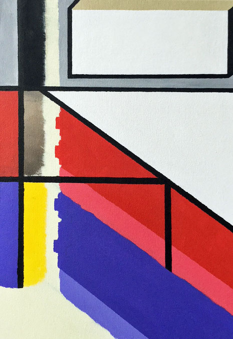 Tribute to Mondrian | 50 x 70 x 2 cm | 2018