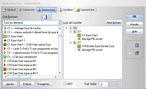 Déclenchement Barrières PN