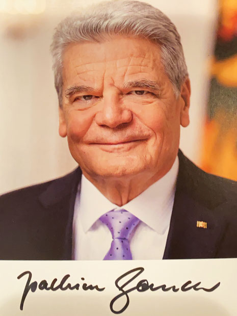 Autograph Joachim Gauck Autogramm