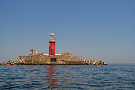 In Lettland ist es gang und gäbe, dass erfahrene Bootsfahrer wenigstens einmal in ihrem Leben bis zum Leuchtturm Kolka fahren müssen. (c) Mārtiņš Vanags