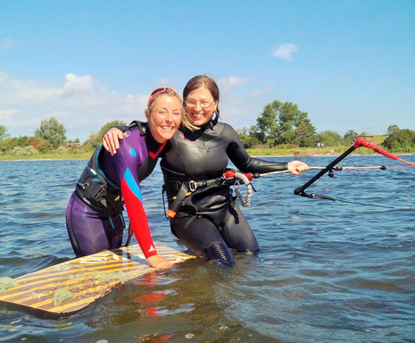 Sarah Agte von Oceanblue Watersports gibt Kite-Tipps
