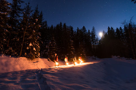 Nachtwanderung im Naturpark Dobratsch (c) ARGE Naturerlebnis, Michael Stabentheiner