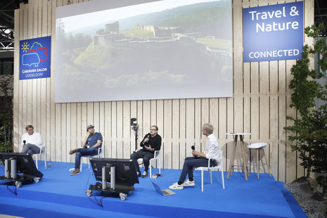 Die Bühne „Travel & Nature CONNECTED“ bietet einen vielfältigen und informativen Mix aus Entertainment und Präsentationen.