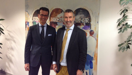 Frank Troch (Geschäftsführer Hirmer GmbH & Co KG) mit Reinhard Zehetner (Gründer und Gesellschafter ZTN Training & Consulting GmbH)