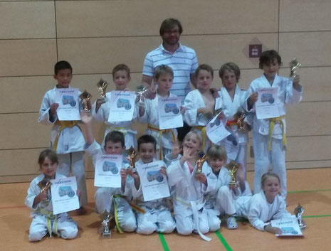 JSC u10 Team mit Trainer Dirk Lehmann