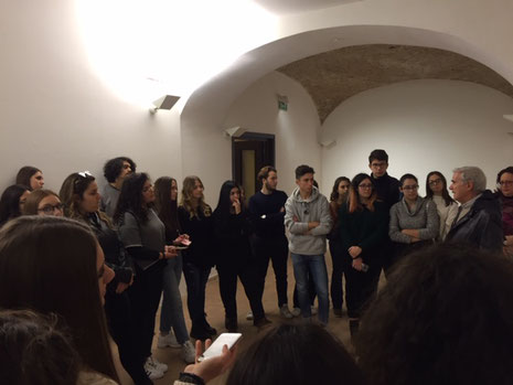 Visita guidata con gli alunni del Liceo Classico di Crotone.Museo Marca (CZ) 2018