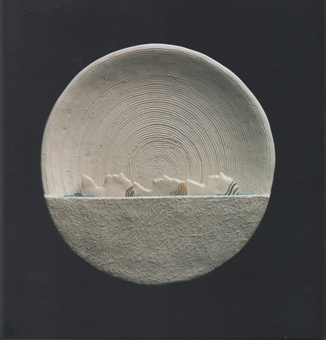 2002- semirefrattario,vetro,dec. sottovernice- diam. cm 36