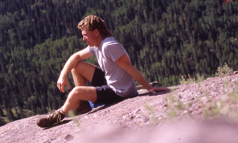 Me, back in my hiking and mullet days in Ouray, Colorado.