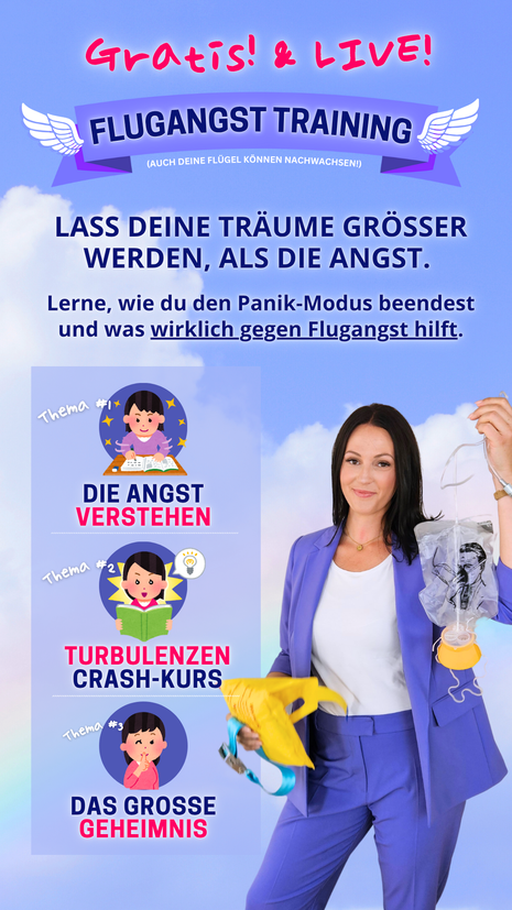 Flugangst Training! 100% kostenlos!