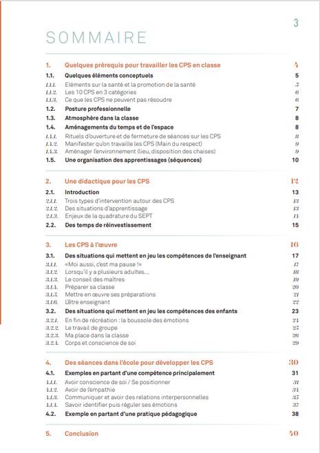 CPS. Compétences psychosociales. Education bien bienveillante. Emotions. Ecole élémentaire
