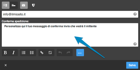 Conferma spedizione