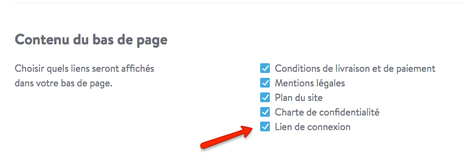 Cacher l'onglet de connexion Jimdo