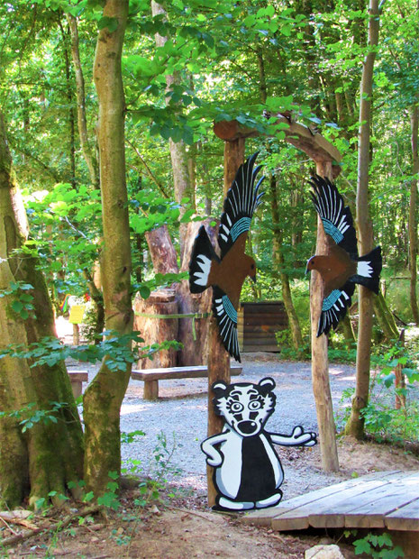 Frau Dachs im Zahlenwald