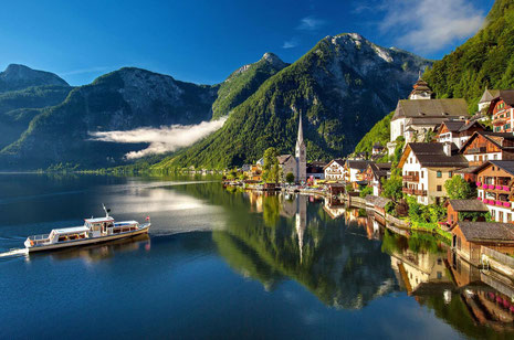 Einer der schönsten Orte Österreichs: Hallstatt im Salzkammergut