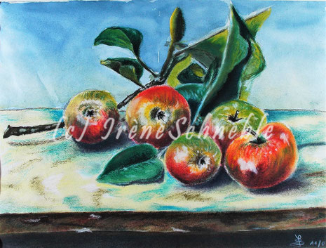 Mixed Media Technik Pastellkreiden Auf Acryl Youtube