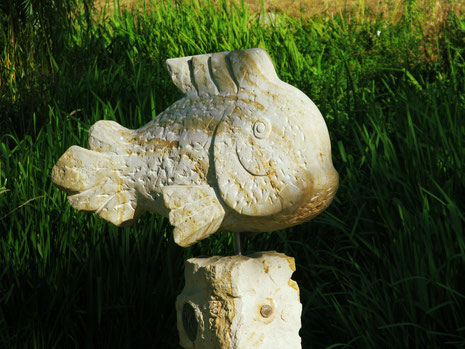 Mathias Nikloaus Bad Dürkheim Kurpark Sandstein Skulptur