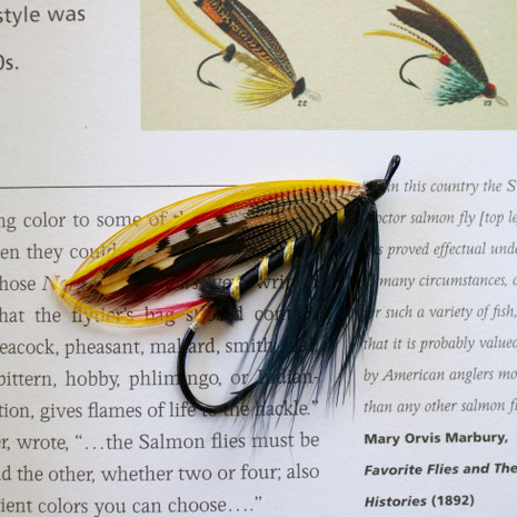 Classic Salmon Fly クラシックサーモンフライ　Black Dog ブラックドッグ