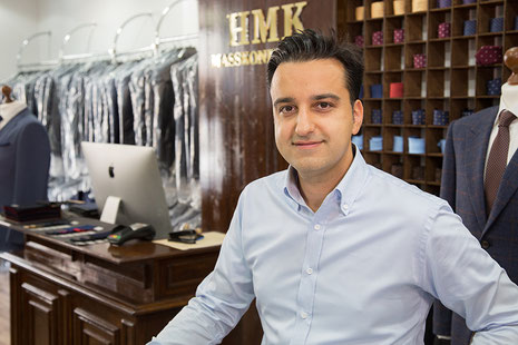 Unternehmer einer Maßkonfektion