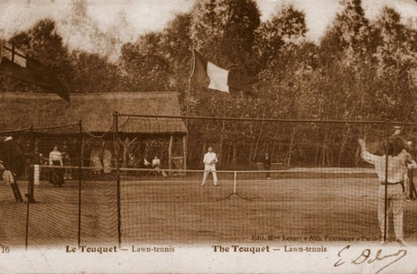 Les premiers tournois de tennis de Paris-Plage sur gazon dans les années 1900