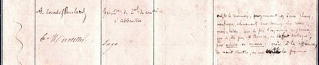 Extrait du registre officiel des phares : témoignage du lieutenant de vaisseau de la Marine Impériale, Anatole Courbet