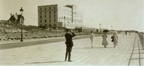 La digue-prmenade en 1922, prolongement de la digue Ridoux