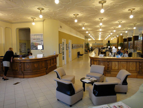 Les services administratifs et les bureaux de l'Etat civil de l'hôtel de ville du Touquet-Paris-Plage