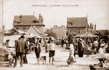 Le 1er marché du Touquet sur le parvis de la chapelle St André