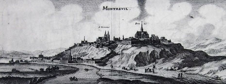 Vision médiévale de la cité portuaire de Montreuil sour Mer