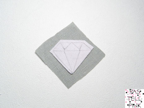 DIY diamon Diamant Glamout Patch Aufnäher