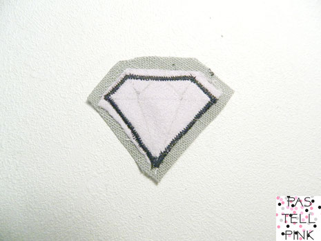 DIY diamon Diamant Glamout Patch Aufnäher