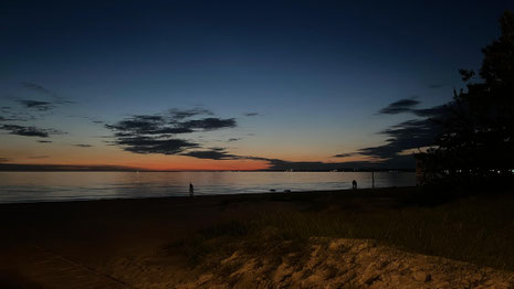 Abend-Atmosphäre am Emajögi (Foto: privat)