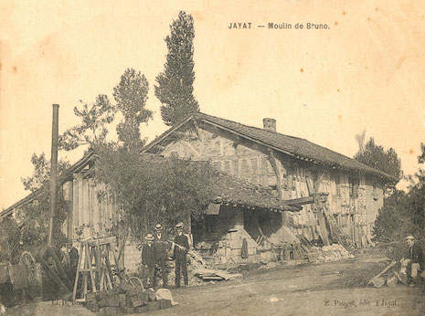 Moulin de Bruno vers 1900