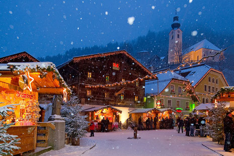 Das Zentrum vom Salzburger Bergadvent in Großarl