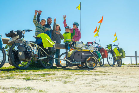 familienreise, fahrrad, radreise, 4000km