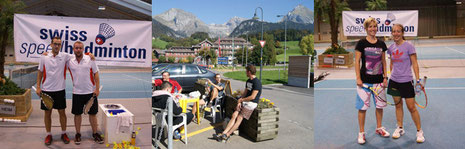 Glückliche Gewinner, Sonnenschein und Bergpanorama im Toggenburg