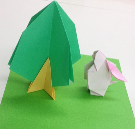 origaminowa rabbit origami