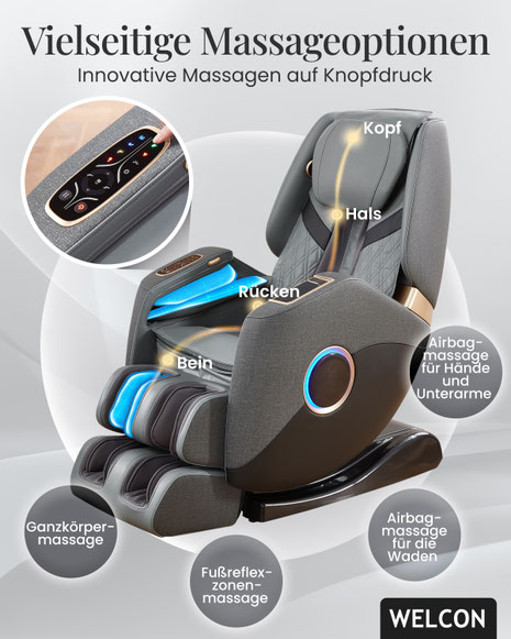 Massagesessel Test 2025: Die besten Modelle im Vergleich. Entdecken Sie Top-Massagesessel für Gesundheit & Entspannung – Funktionen & Testsieger auf einen Blick!