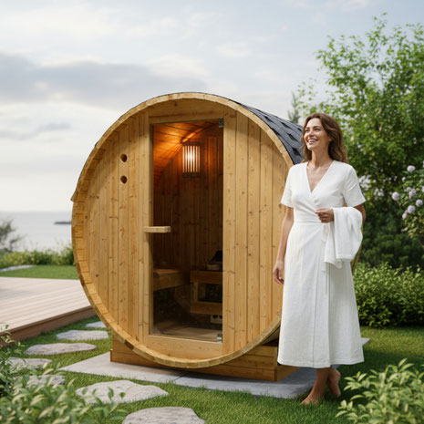 Sauna kaufen bei Welcon: Leitfaden mit Infrarotfokus, klare Kaufkriterien, Tipps für Einbau, 230 Volt Modelle, schnelle Lieferung in DE, AT, CH.