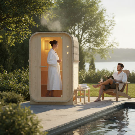 Infrarotkabine, Sauna oder Dampfbad: Vergleich von Wirkung, Belastung und Platzbedarf, damit Sie die passende Wärme-Anwendung für Gesundheit und Alltag wählen.
